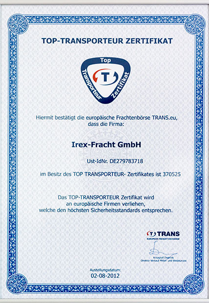 Internationale Transporte speziell nach Benelux, Frankreich, Polen und in die Schweiz.